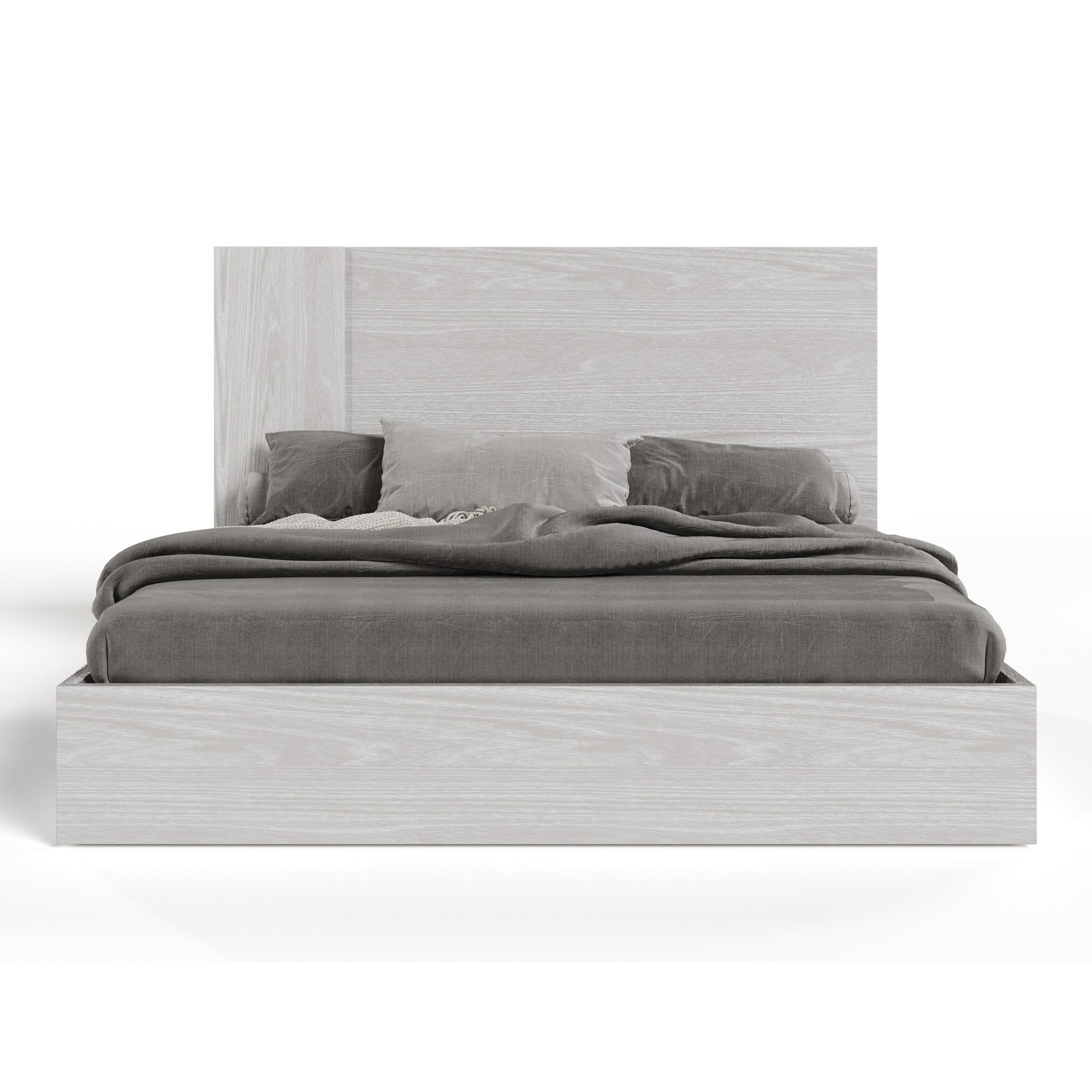 Asus - Modern Italian White Bed - Modern Italian White Bed