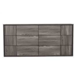 Asus - Italian Modern Elm Grey Dresser