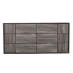 Asus - Italian Modern Elm Grey Dresser