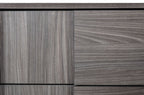 Asus - Italian Modern Elm Grey Dresser