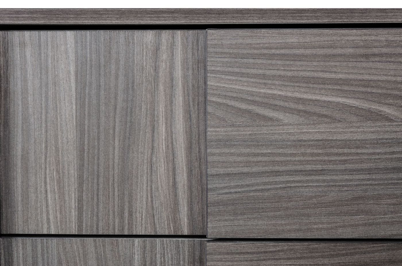 Asus - Italian Modern Elm Grey Dresser