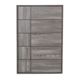 Asus - Italian Modern Elm Grey Chest