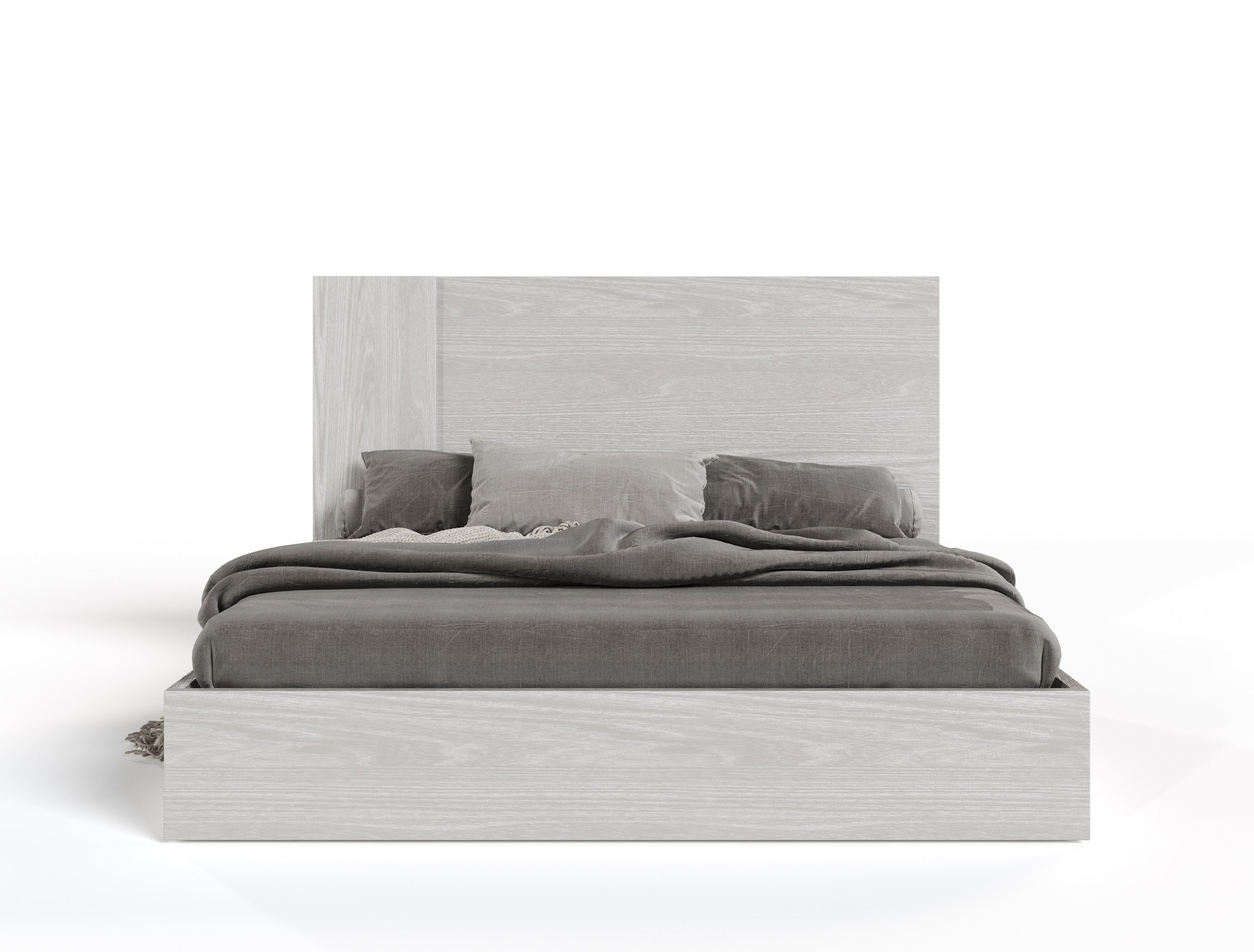 Asus - Modern Italian White Bed - Modern Italian White Bed