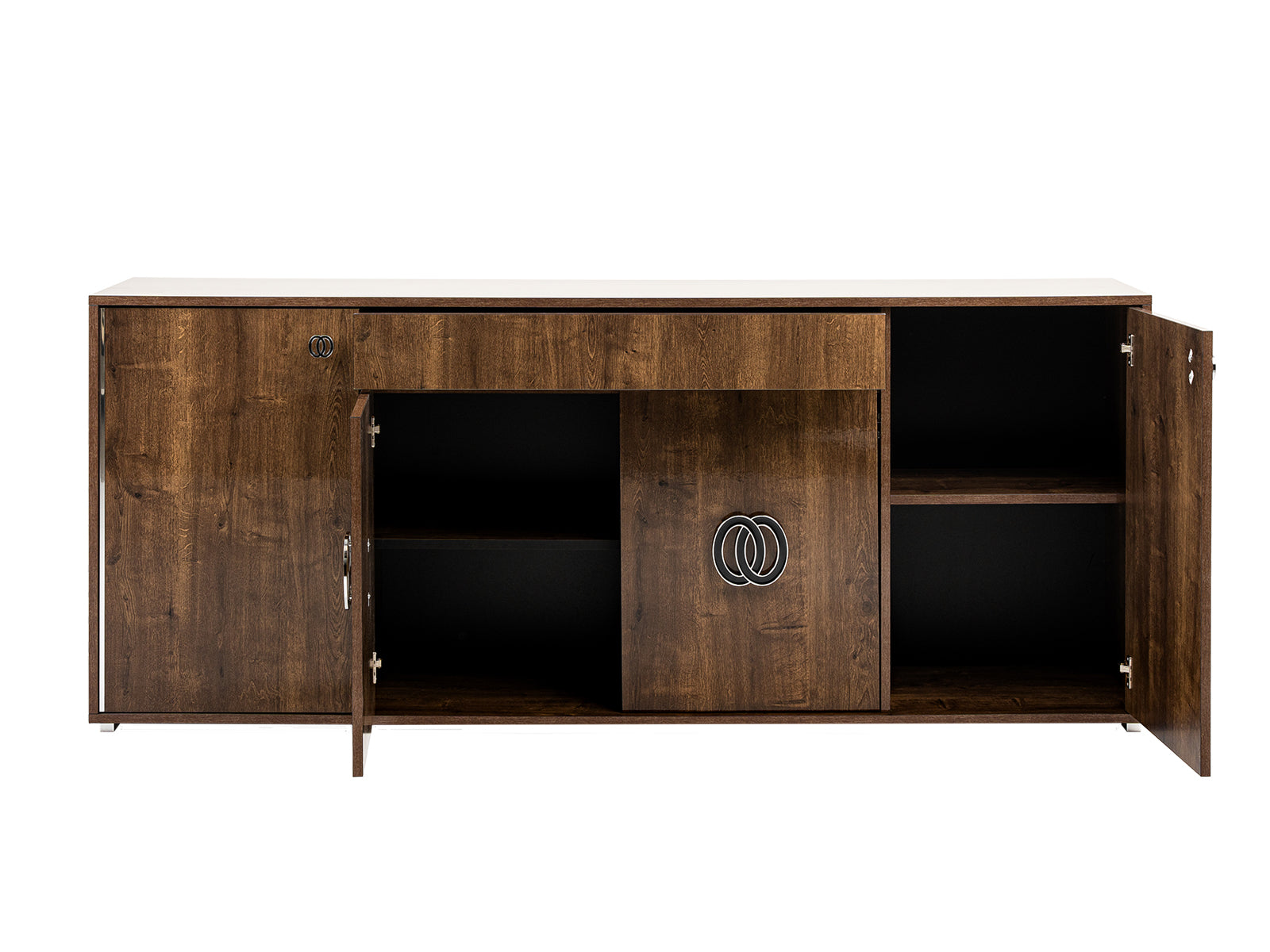 Athen Italian Modern 4 - Door Buffet