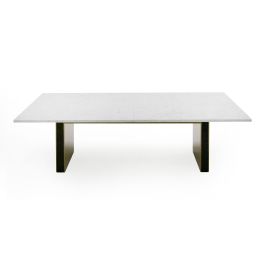 Auer - White Marble & Gold Dining Table
