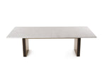 Auer - White Marble & Gold Dining Table