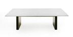 Auer - White Marble & Gold Dining Table