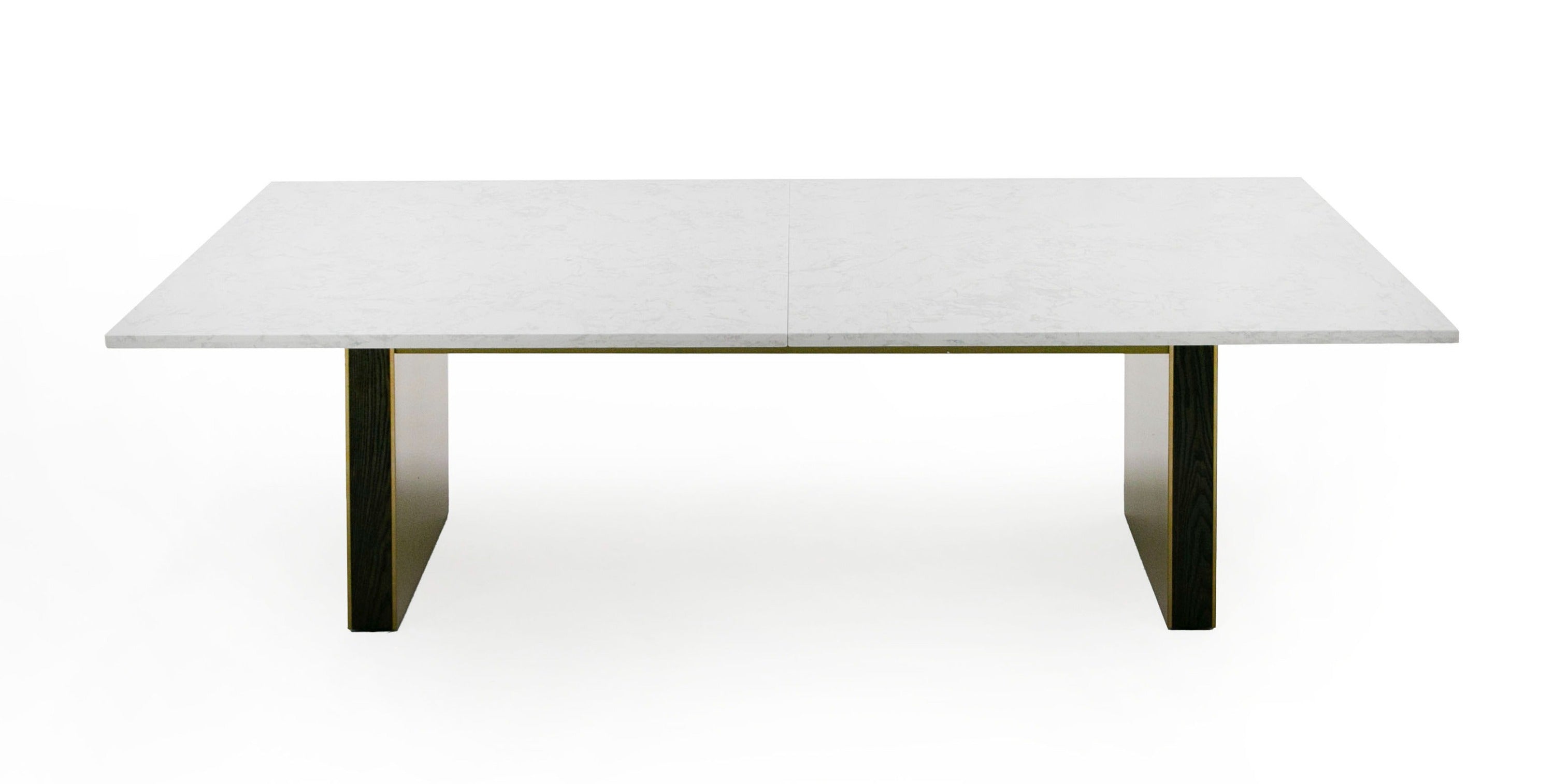 Auer - White Marble & Gold Dining Table