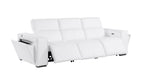 1224 Divanitalia 3-Piece Modular Power Reclining Sofa in Top Grain Italian Leather with 3 Power Recliners & Power Headrests - White - SKU 1224-WHITE-3.3-HT - view 5