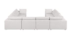 1100 Divanitalia 8-Piece U-Shaped Sectional Sofa in Top-grain Italian Leather