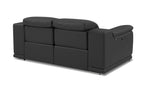 9762 Divanitalia Top Grain Italian Leather Power Reclining Loveseat with Adjustable Headrests - Dark Grey - SKU 9762-PWR-L-DARK GRAY - view 4