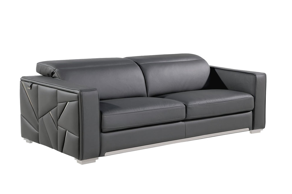 1120 Divanitalia Sofa with Adjustable Headrest in Top-grain Italian Leather