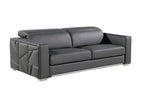 1120 Divanitalia Sofa with Adjustable Headrest in Top-grain Italian Leather