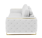 1050 Divanitalia Sofa in Top-grain Italian Leather - White - SKU 1050-WHITE-S - view 5
