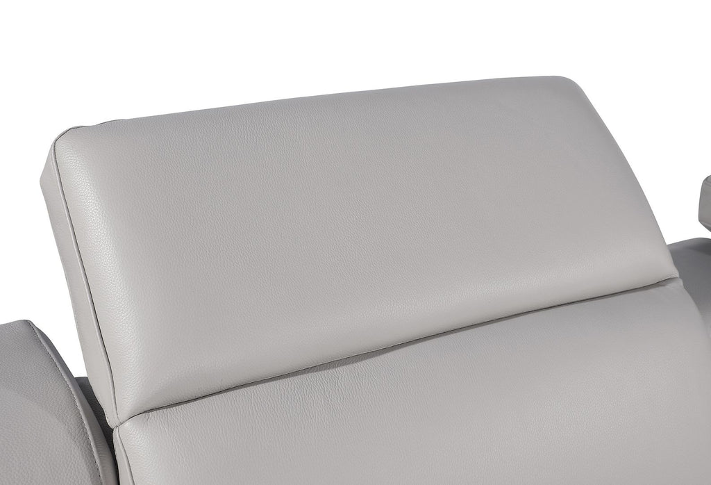 1116 Divanitalia 5-Piece Modular Power Reclining Sofa in Top Grain Italian Leather with 3 Power Recliners & Power Headrests