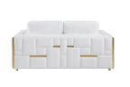 1130 Divanitalia Sofa in Top-grain Italian Leather - White - SKU 1130-WHITE-S - view 4
