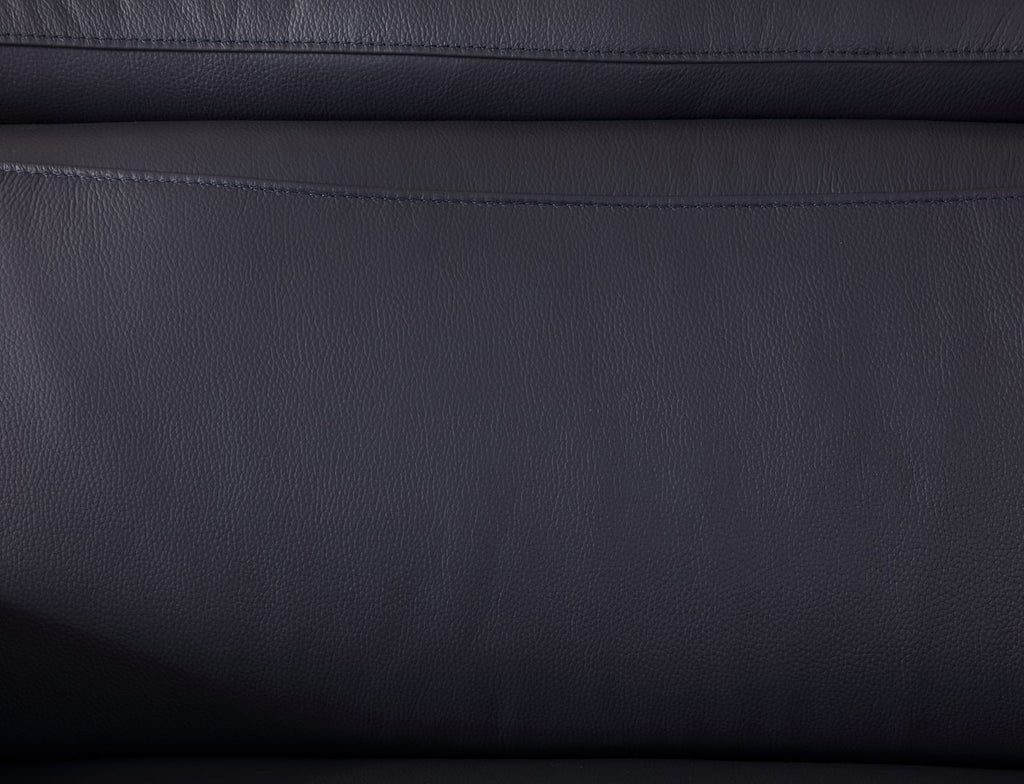 727 Divanitalia Sofa with Adjustable Headrest in Top-grain Italian Leather - Navy - SKU 727-S-NAVY - view 11