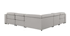 1208 Leather Reclining Set - Sofa & Loveseat with 4 Power Recliners