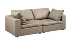 1100 Divanitalia 2-Piece Sofa Set - Top-grain Italian Leather