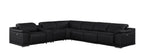 2679 7-Piece L-Shaped Power Reclining Sectional Sofa in Genuine Leather - 3 Recliners