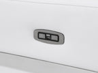 990 Divanitalia Power Reclining Sofa with Power Headrest in Top-grain Italian Leather - White - SKU 990-WHITE-S - view 7