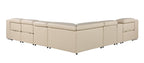 1116 Divanitalia 7-Piece L-Shaped Sectional Sofa in Top Grain Italian Leather with 3 Power Recliners & Power Headrests - Beige - SKU 1116-BEIGE-7PC-3PWR-SECTIONAL- GROUP - view 6