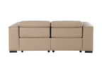 1208 Genuine Leather Dual Power Reclining Loveseat