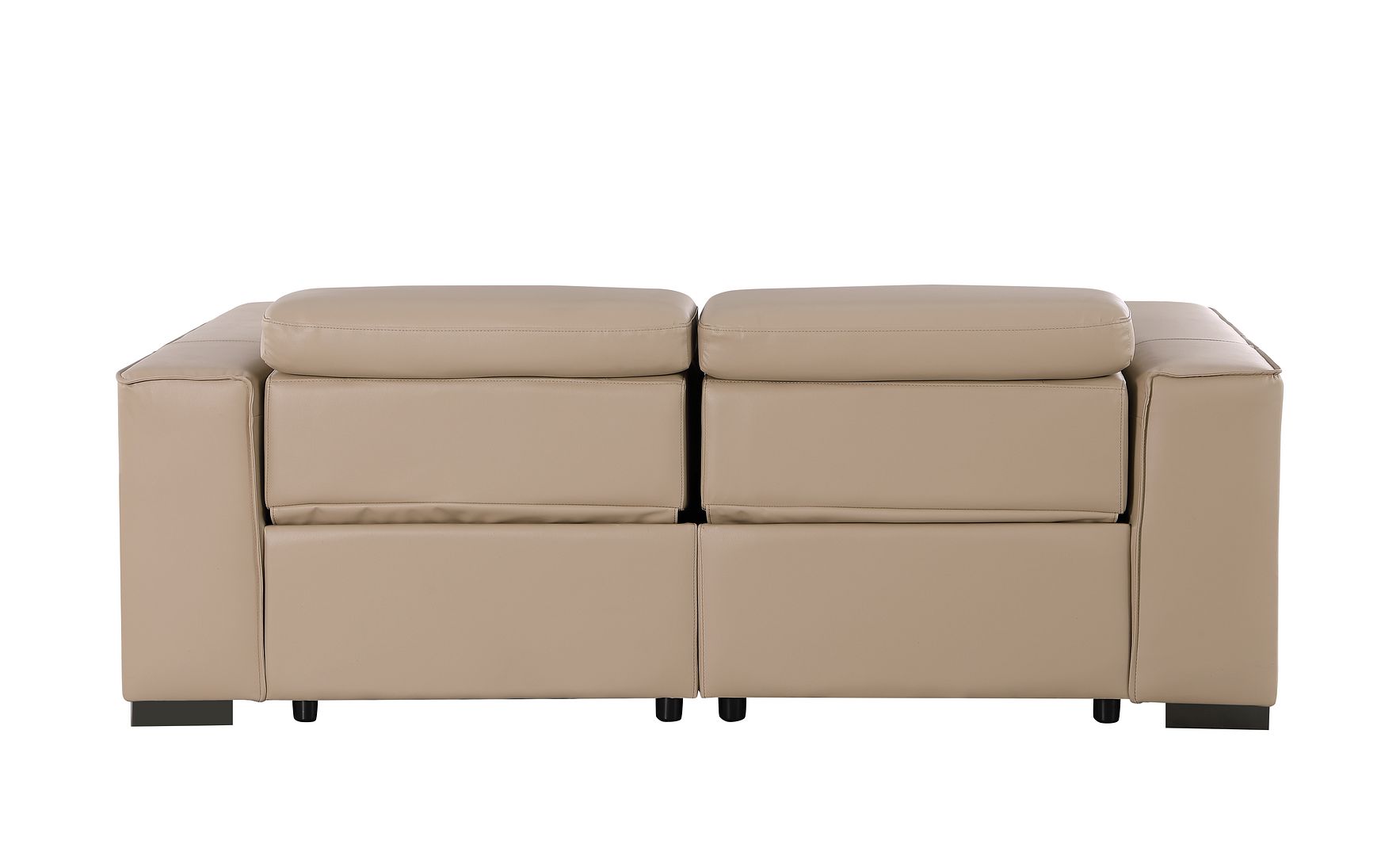 1208 Genuine Leather Dual Power Reclining Loveseat