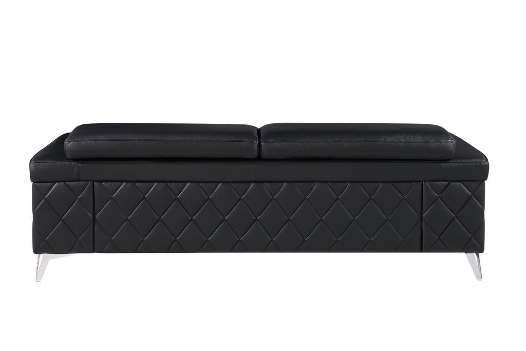 1140 Divanitalia Sofa with Adjustable Headrest in Top-grain Italian Leather
