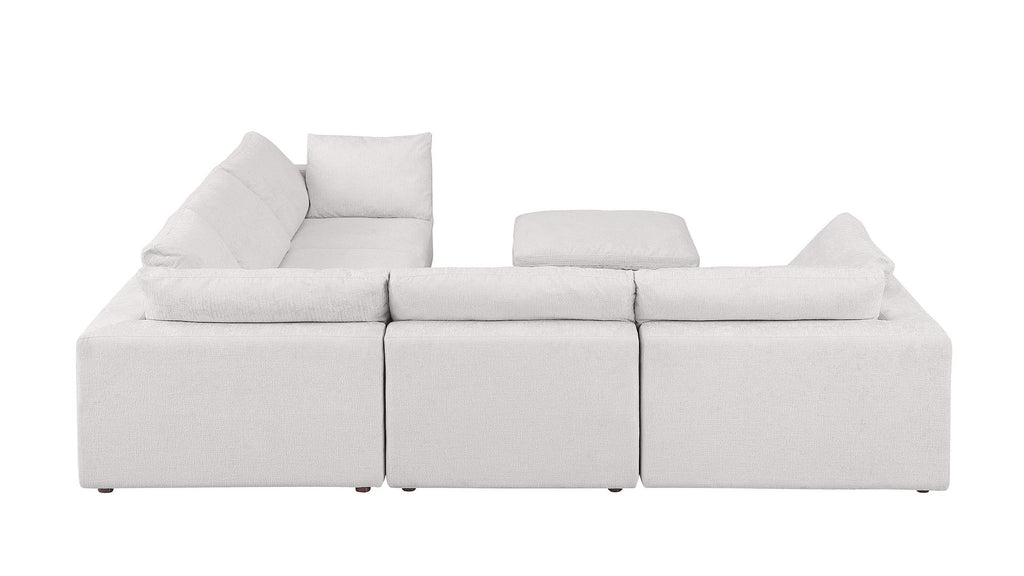 1100 Divanitalia 6-Piece L-Shaped Sectional Sofa - Top-grain Italian Leather