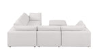 1100 Divanitalia 6-Piece L-Shaped Sectional Sofa - Top-grain Italian Leather