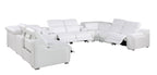 1116 Divanitalia 10-Piece U-Shaped Sectional Sofa in Top Grain Italian Leather with 4 Power Recliners & Power Headrests