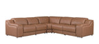 1116 Divanitalia 5-Piece L-Shaped Sectional Sofa in Top Grain Italian Leather with 3 Power Recliners & Power Headrests - Cognac - SKU 1116-COGNAC-5PC-3PWR-SECTIONAL- GROUP - view 3