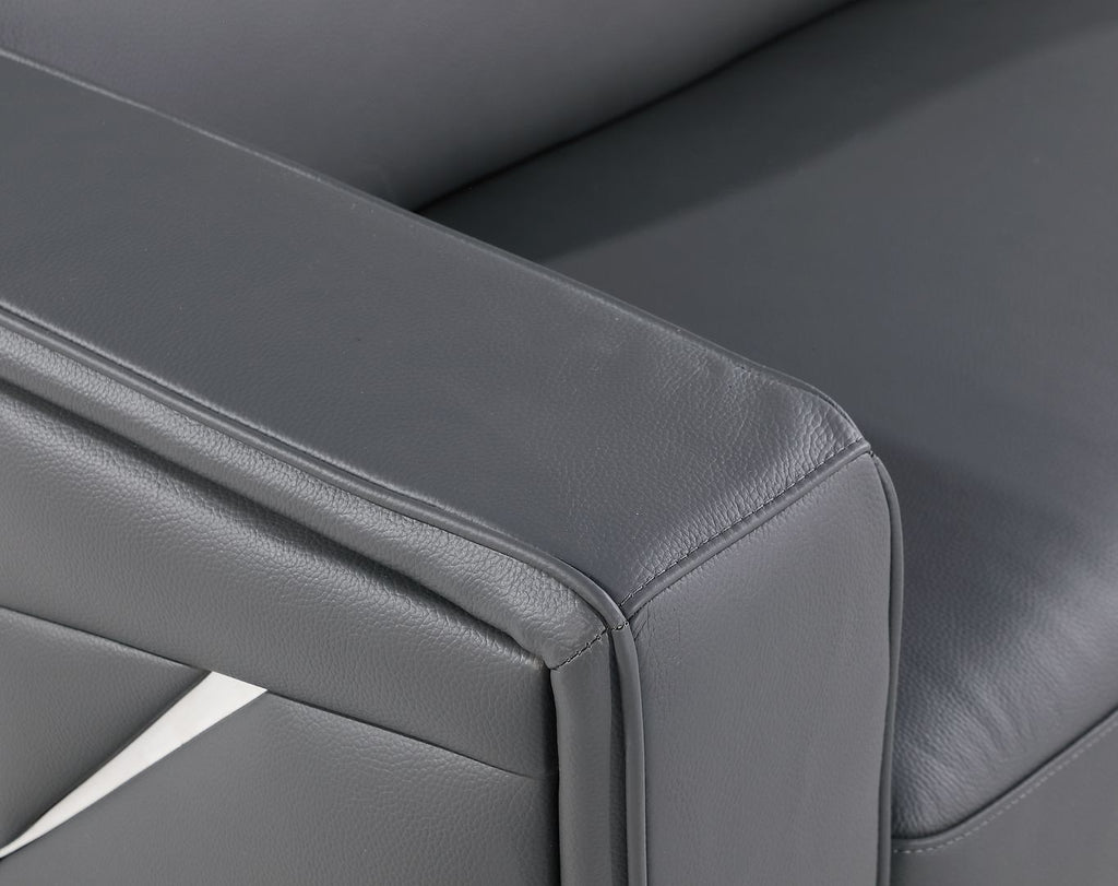 1120 Divanitalia Sofa with Adjustable Headrest in Top-grain Italian Leather