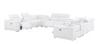 2679 12-Piece U-Shaped Power Reclining Sectional Sofa in Genuine Leather - 4 Recliners