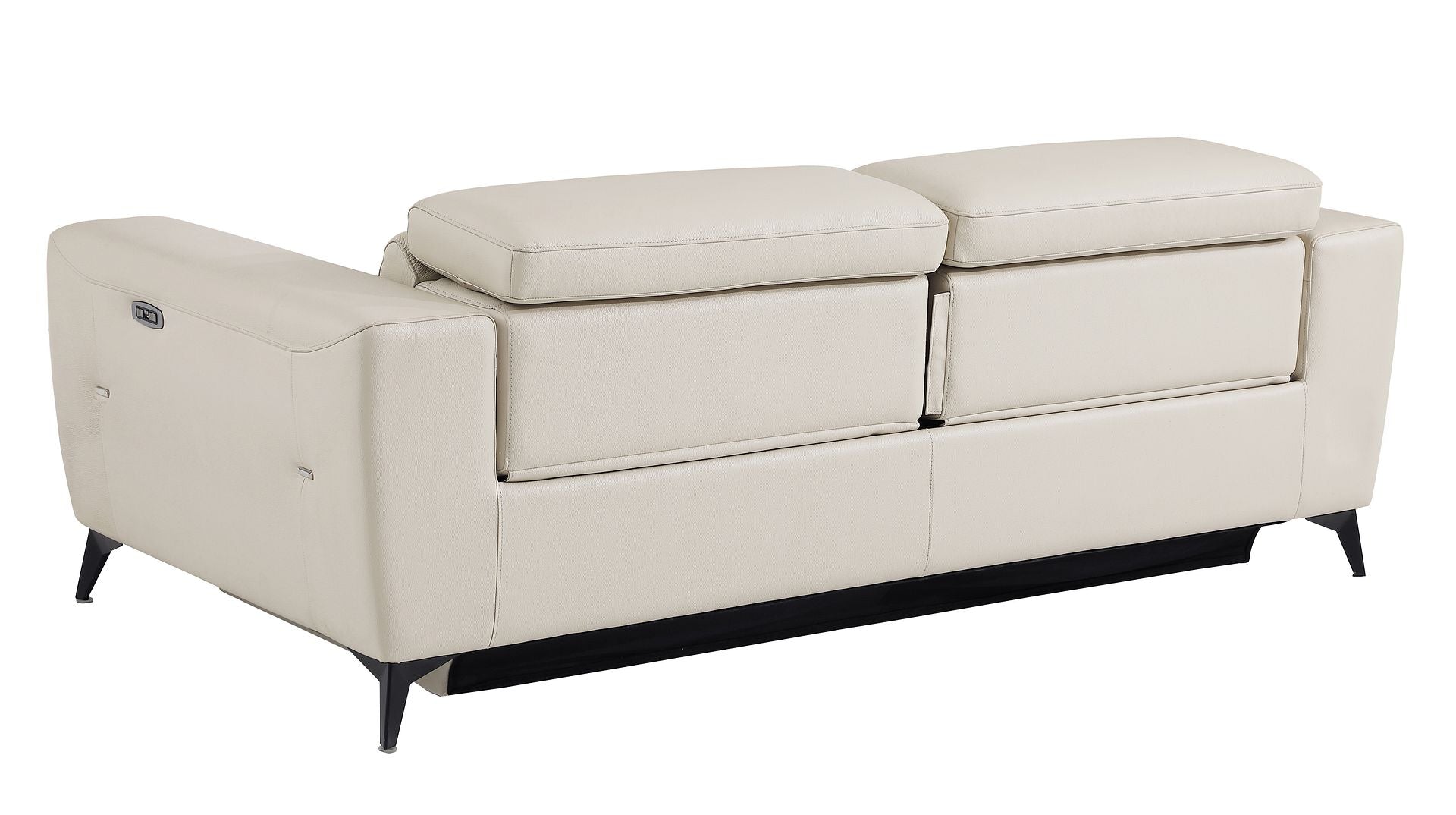 989 Divanitalia Power Reclining Sofa with Power Headrest in Top-grain Italian Leather