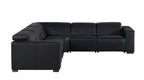 1208 Leather Reclining Set - Sofa & Loveseat with 4 Power Recliners