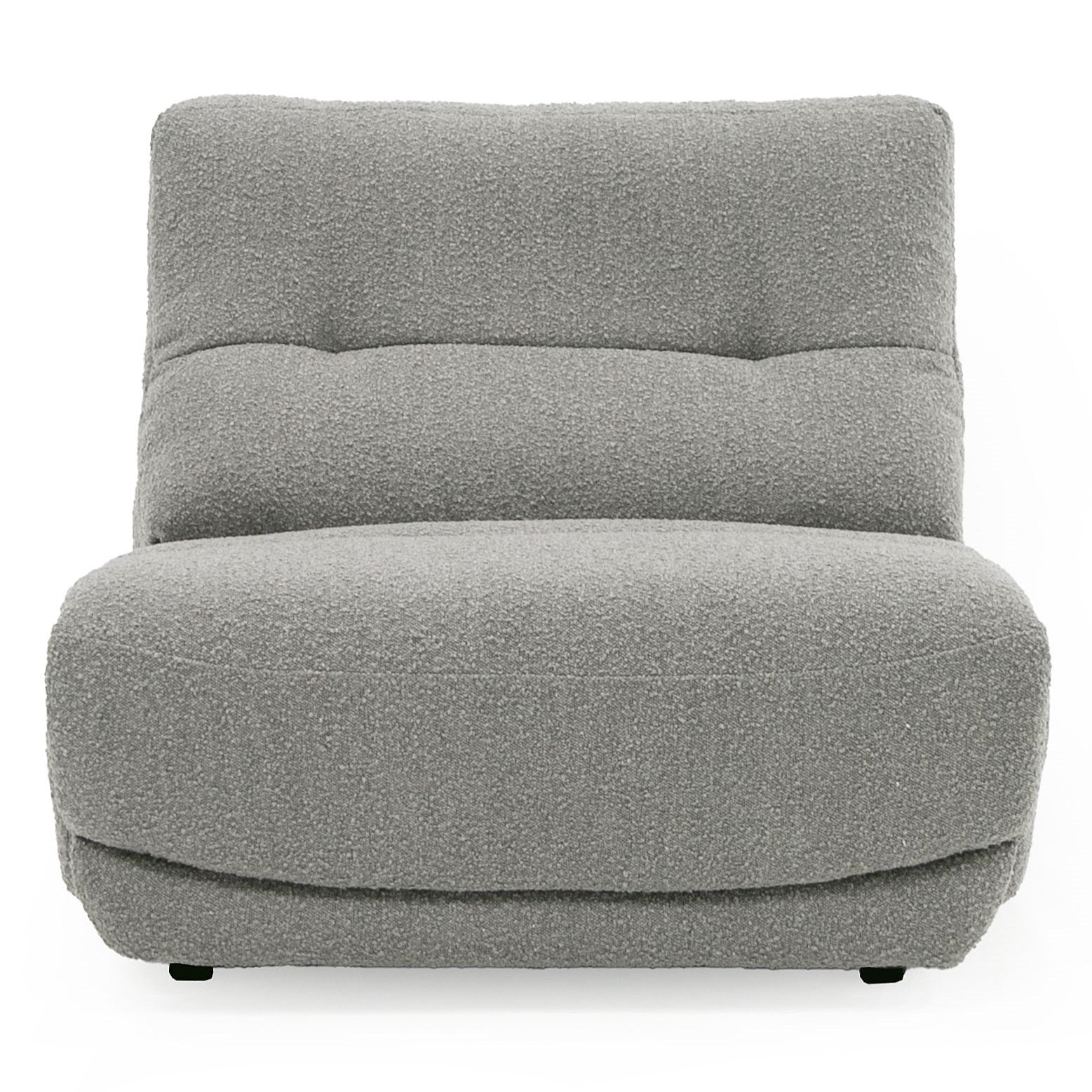 Basil - Modern Grey Fabric Large Electric Recliner Chair