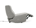 Basil - Modern Grey Fabric Small Electric Recliner Chair