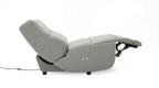 Basil - Modern Grey Fabric Small Electric Recliner Chair
