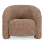 Bates - Modern Brick Fabric Accent Chair + Ottoman