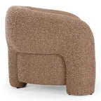 Bates - Modern Brick Fabric Accent Chair + Ottoman