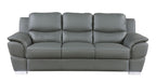 4572 Modern Genuine Leather 2-Piece Sofa Set - Dark Grey - SKU 4572 GRAY 2PC (S/L) - GROUP - view 3