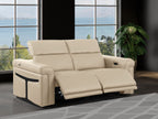1126 Divanitalia 2-Piece Modular Power Reclining Loveseat in Top Grain Italian Leather with 2 Power Recliners & Power Headrests - Beige - SKU 1126-BEIGE-2.2-HT - view 2