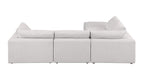 1100 Divanitalia 5-Piece Left Arm Facing 3-Seat Sectional Sofa - Top-grain Italian Leather