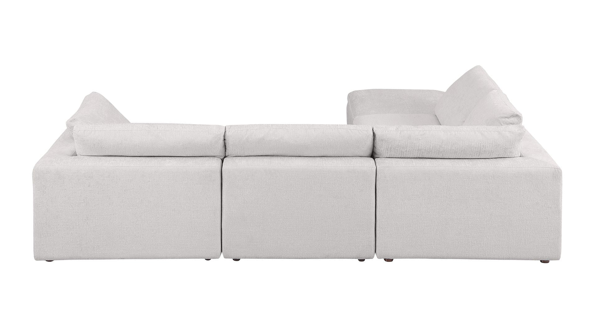1100 Divanitalia 5-Piece Left Arm Facing 3-Seat Sectional Sofa - Top-grain Italian Leather