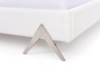 Candid Modern White Bed