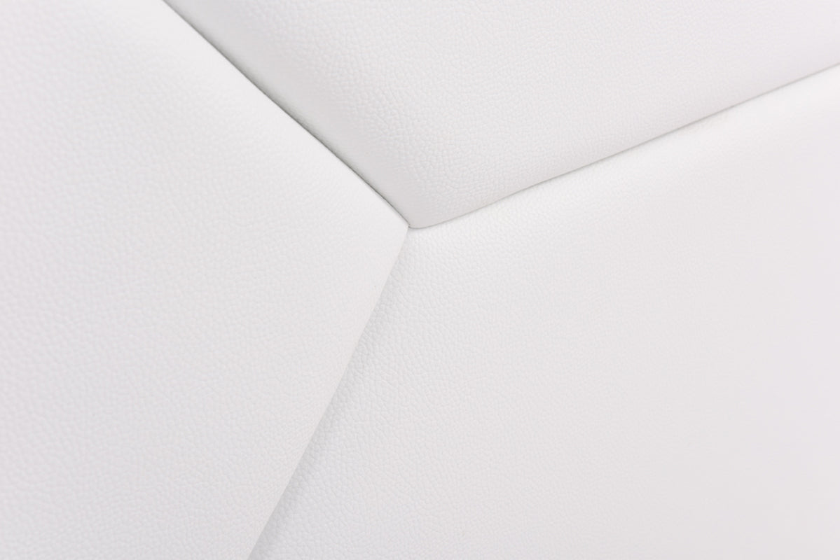Candid Modern White Bed