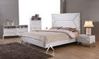 Candid Modern White Nightstand