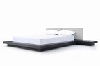 Queen Opal Modern Wenge & Grey Platform Bed